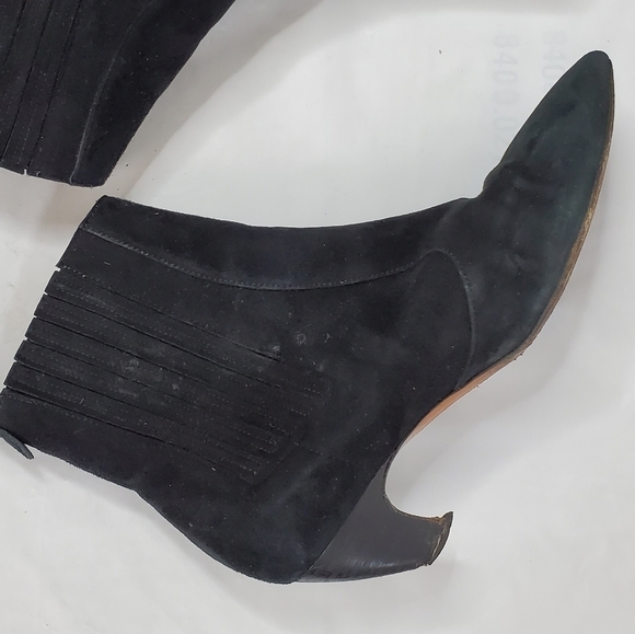 LABUCO Black Suede Ankle Boots in Size 38 - Picture 5 of 16